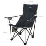 chair golden catch camping folding heavy duty steel frame