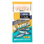 golden catch aji sabiki s205 6 pink 5 hooks