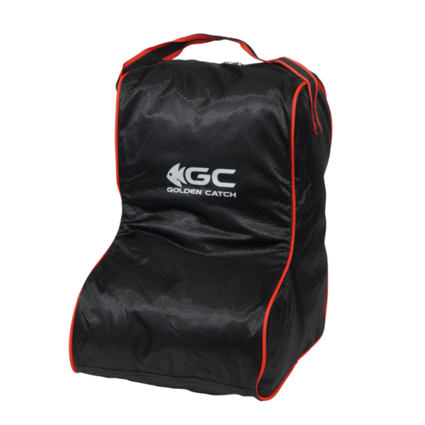 golden catch boots bag black