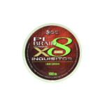 golden catch braided line inquisitor pe x8 100m lime green 0 6
