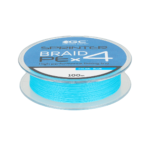 golden catch braided line sprinter pe x4 100m blue 0 6