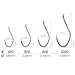 golden catch catfish rig single and treble hooks 6 0