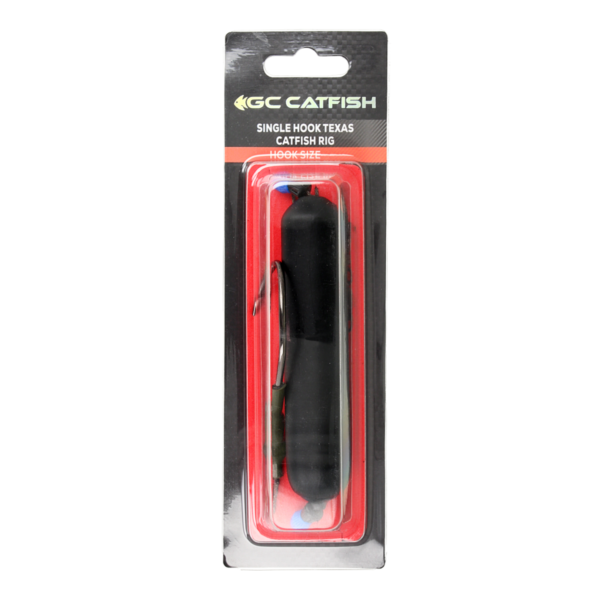 golden catch catfish rig single hook texas 4 0