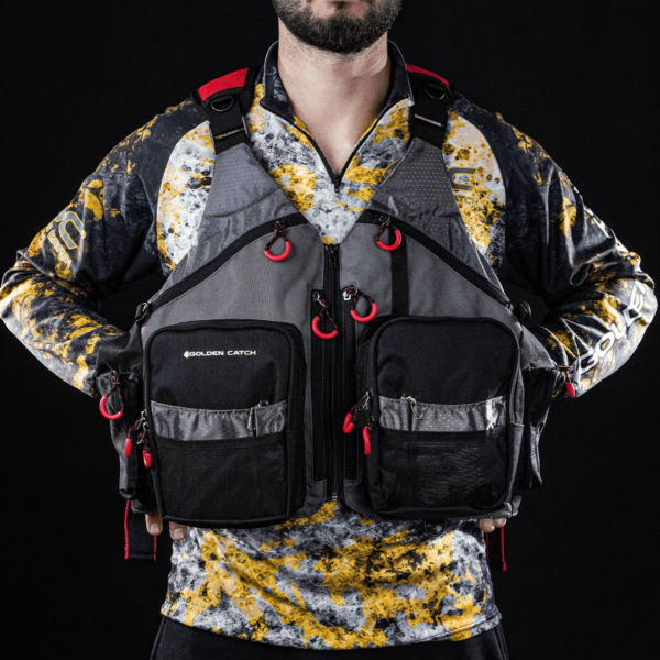 golden catch fishing vest