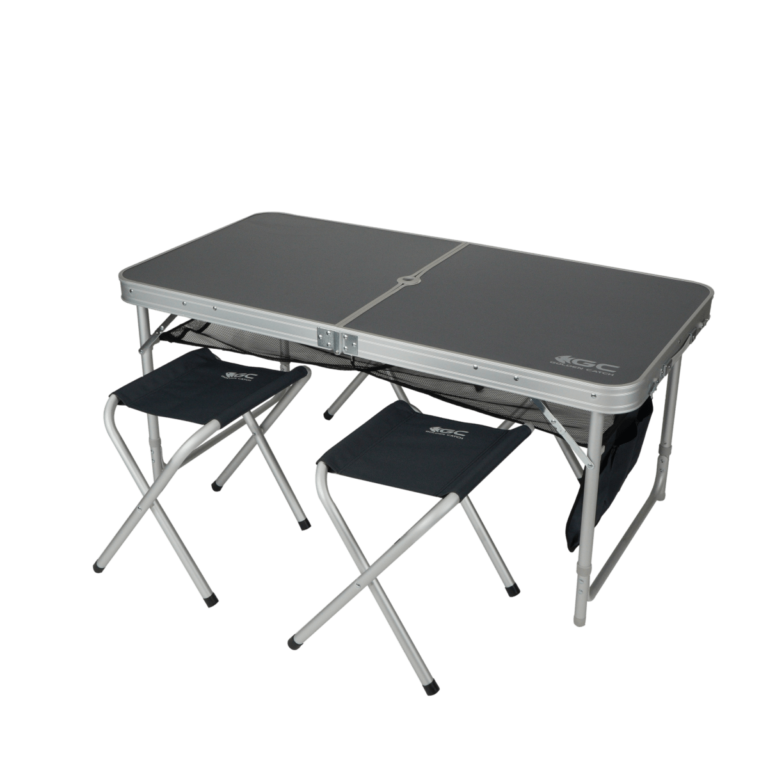 golden catch folding table set with 4 chairs