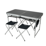 golden catch folding table set with 4 chairs