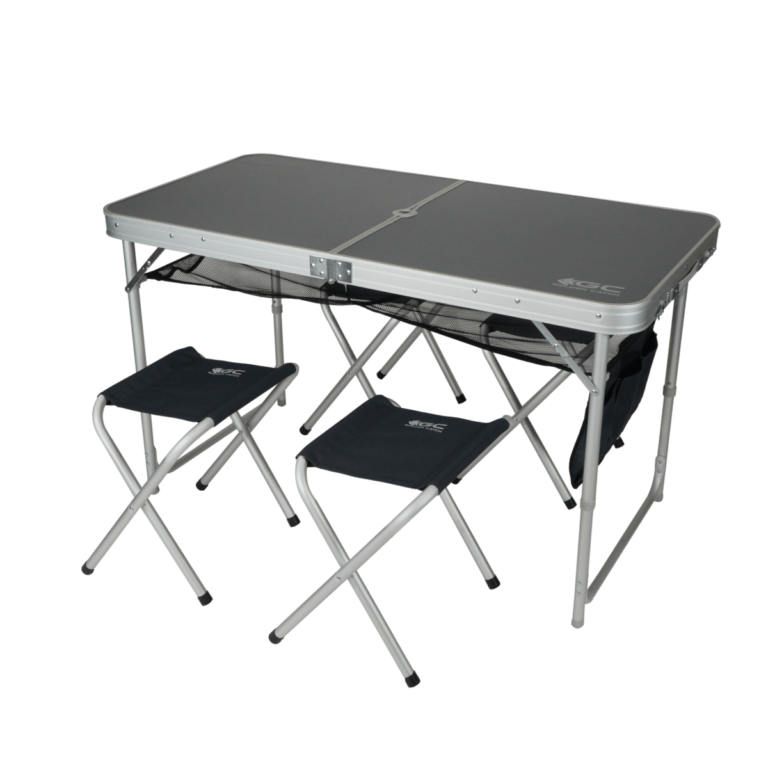 golden catch folding table set with 4 chairs