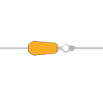 golden catch g carp buffer bead 10psc khaki
