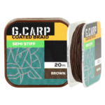 golden catch g carp coated braid semi stiff 20m 15lb brown new 2024