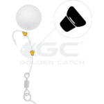 golden catch g carp hook ring stops s 20pcs