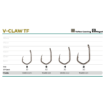 golden catch g carp hook v claw tf 6 10pcs