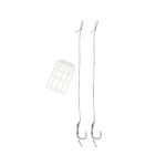 golden catch g carp method wide gape ready rig 6 2pcs