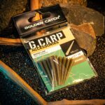 golden catch g carp naked line tail rubbers 38mm 10pcs khaki