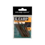 golden catch g carp shrink tube 2 5mm 10psc khaki