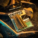 golden catch g carp zig rig anti tangle sleeves 60mm 10pcs khaki