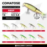 golden catch hard lure comatose minnow 88sp 7 8g 200