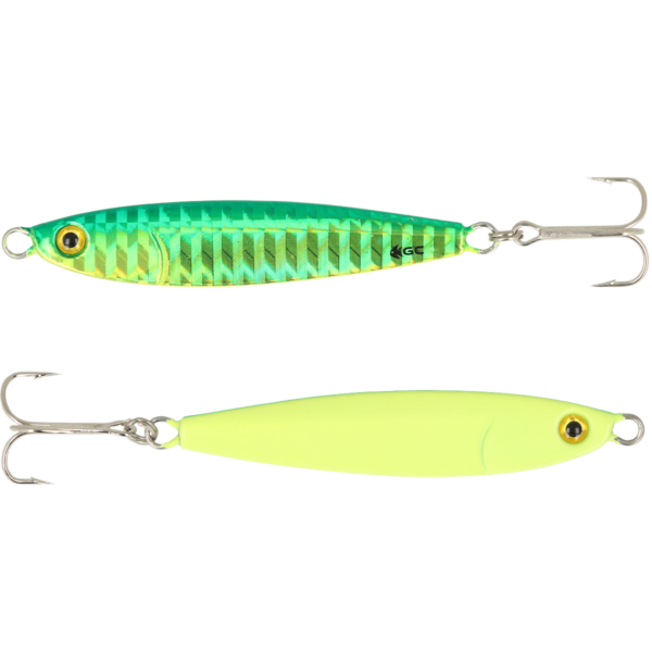 golden catch metal jig blaze 15g 212 glow