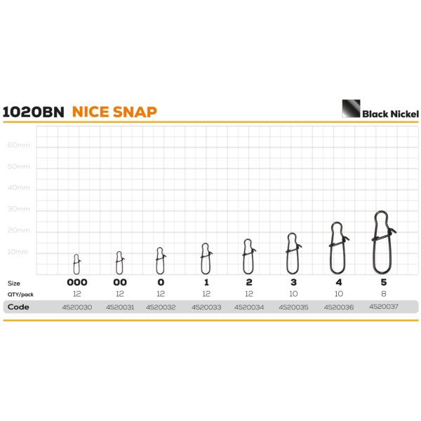 golden catch nice snap 1020bn 0 12pcs
