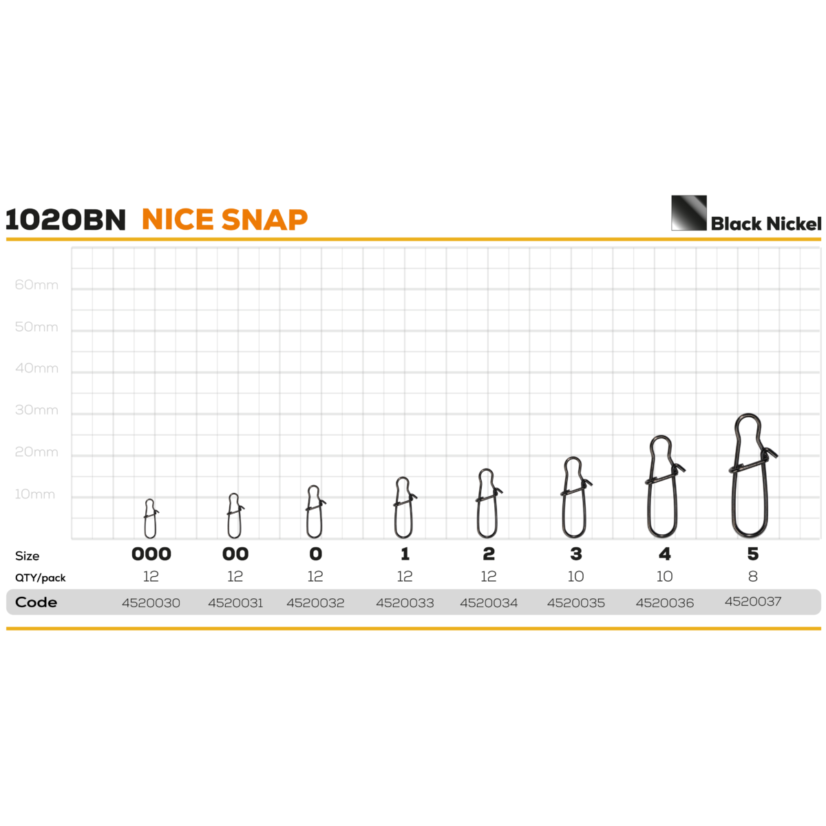 golden catch nice snap 1020bn 000 12pcs