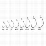 golden catch offset hook okappari 4091bn 2 0 4pcs