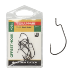 golden catch offset hook okappari 4091bn 2 6pcs
