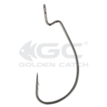golden catch offset hook worm 4094bn 2 0 5pcs