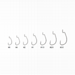 golden catch offset hook worm 4094bn 2 0 5pcs