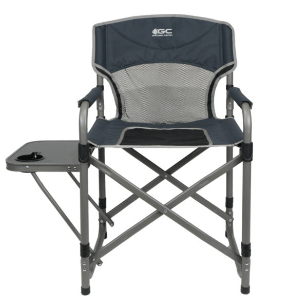 golden catch portable chair with folding side table