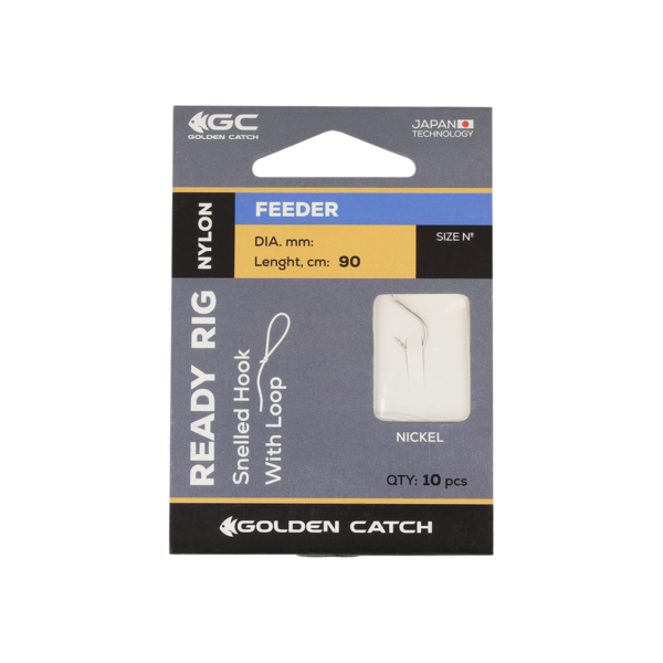 golden catch ready rig feeder 8 10pcs