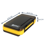 golden catch reversible worm and foam case rwc 1710f new 2024