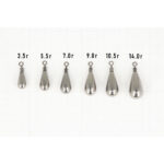 golden catch tungsten jig rig tear sinker 3 5g 10pcs