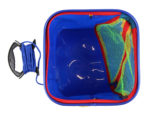zeox bucket with rope and mesh 8l