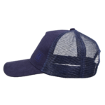 zeox cap trucker minimal with mesh blue