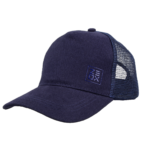 zeox cap trucker minimal with mesh blue