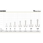zeox double hook basic 320bn 8 50pcs