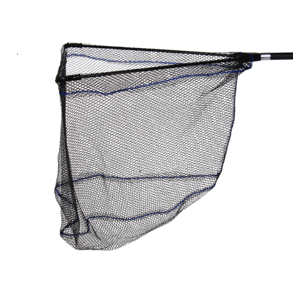 zeox landing net delta tele folding rm 60210 rubber mesh
