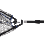 zeox landing net delta tele folding rm 70210 rubber mesh