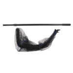 zeox landing net quad folding rm 60180 rubber mesh