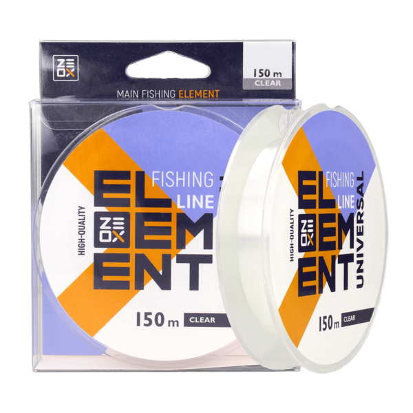 zeox nylon line element universal 150m clear 0 185mm
