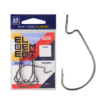 zeox offset hook worm 302bn 2 0 5pcs