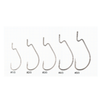 zeox offset hook worm 302bn 3 0 5pcs