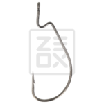 zeox offset hook worm 302bn 3 0 5pcs