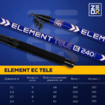 zeox rod element ec tele 2 70m 120g