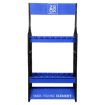 zeox rod stand for 16 rods blue