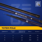 zeox rod totem pole 5 00m