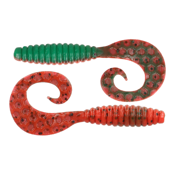 zeox silicone baits comma grub 3 4 7pcs 204 grpp