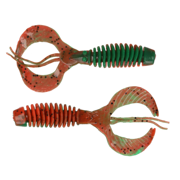 zeox silicone baits trigger craw 3 2 6pcs 204 grpp
