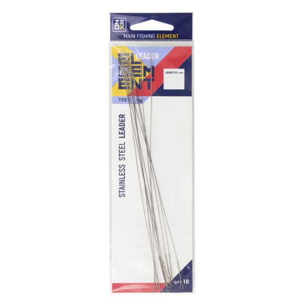 zeox wire leader 17cm 0 35mm 20kg 10pcs