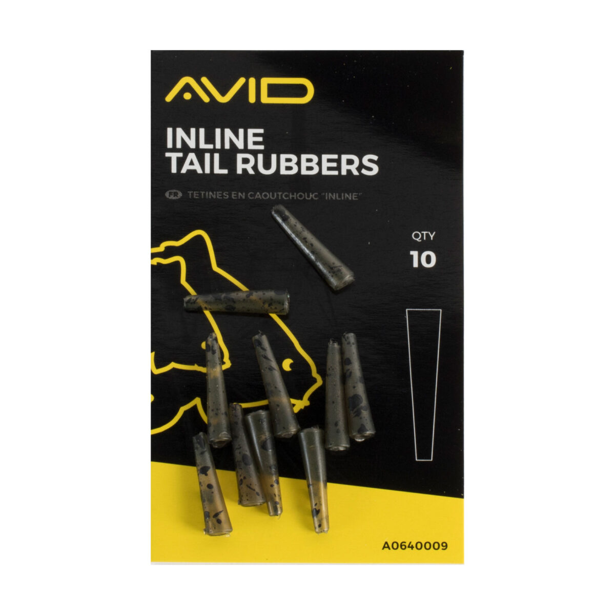 avid terminal tackle   inline tail rubbers