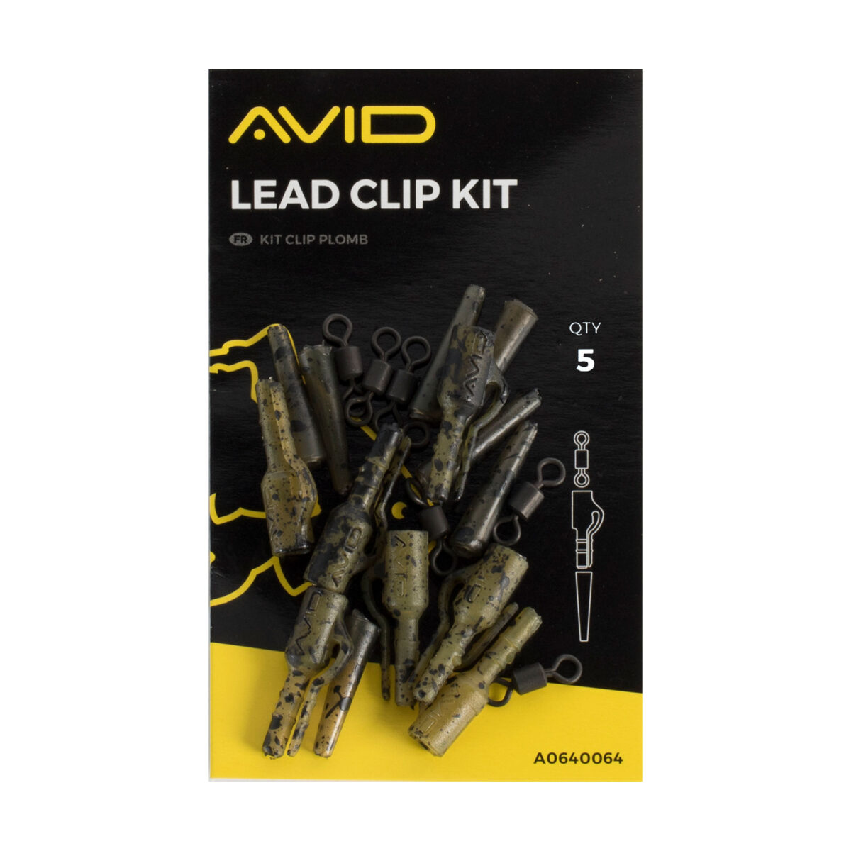 avid terminal tackle   lead clip kitaly